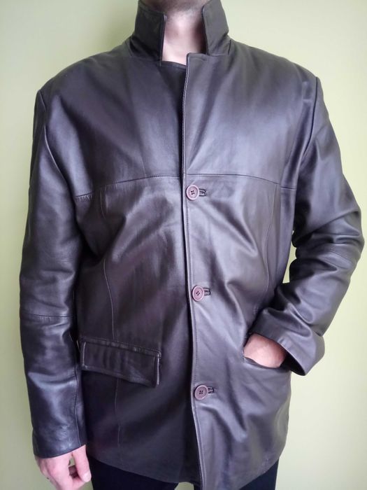 Jeffrey Jordan Куртка кожаная мужская, XL/52