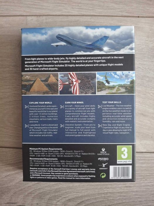 Gra PC Microsoft Flight Simulator bez kodu!
