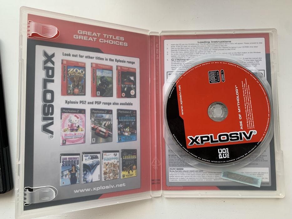 Ігри ПК PC Window диски з Spider-man 3 , Age of mythology the titans