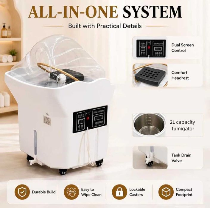 equipamentos professional head spa