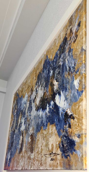 Pintura Abstrata Original – José Barbosa (Porto) – 100x60 cm