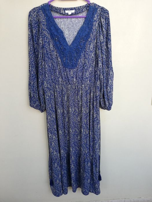 Vestido estampado - marca Springfield - T. 42