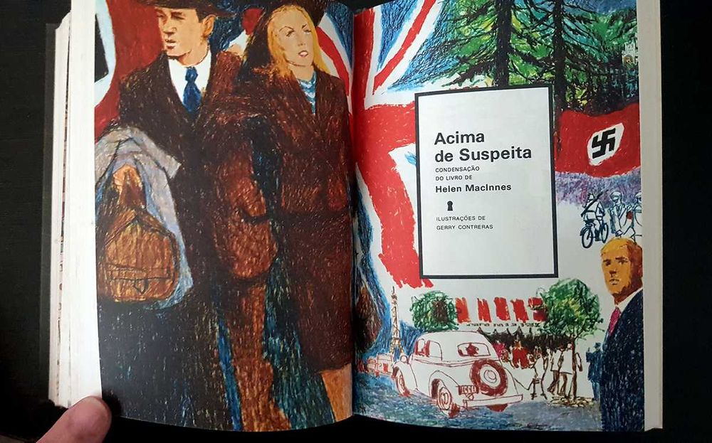 Modernos Clássicos do Suspense (5 clássicos) 1972 ilustrado