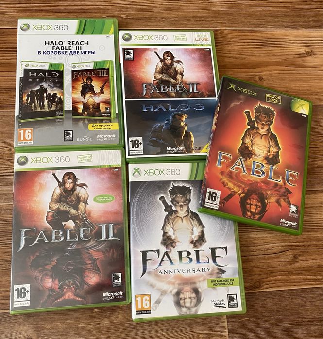 Ігри для Xbox\Xbox 360: Fable, NFS, Mortal Kombat, Portal 2, GTA.