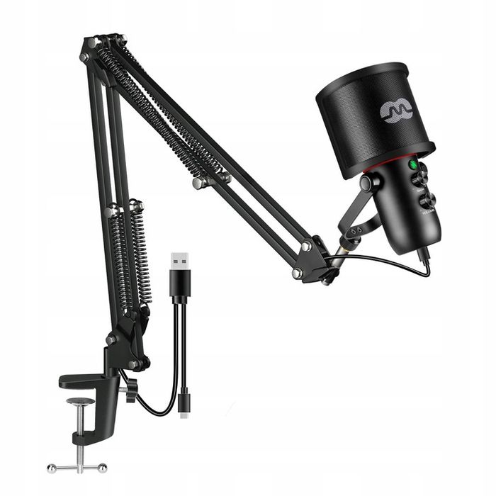 mozos mkit-gx mikrofon ze statywem następca mkit-700pro v2 do komputera