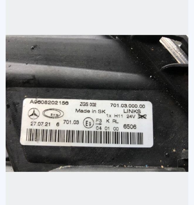lampa halogen LED actros