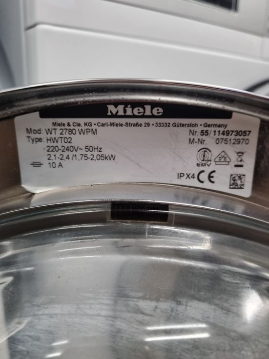 Pralko-suszarka Miele WT2780WPM