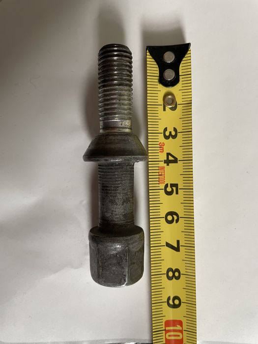 Колесные болты м12х1.5 под конус длинные 80мм (мерседес, фольксваген ...