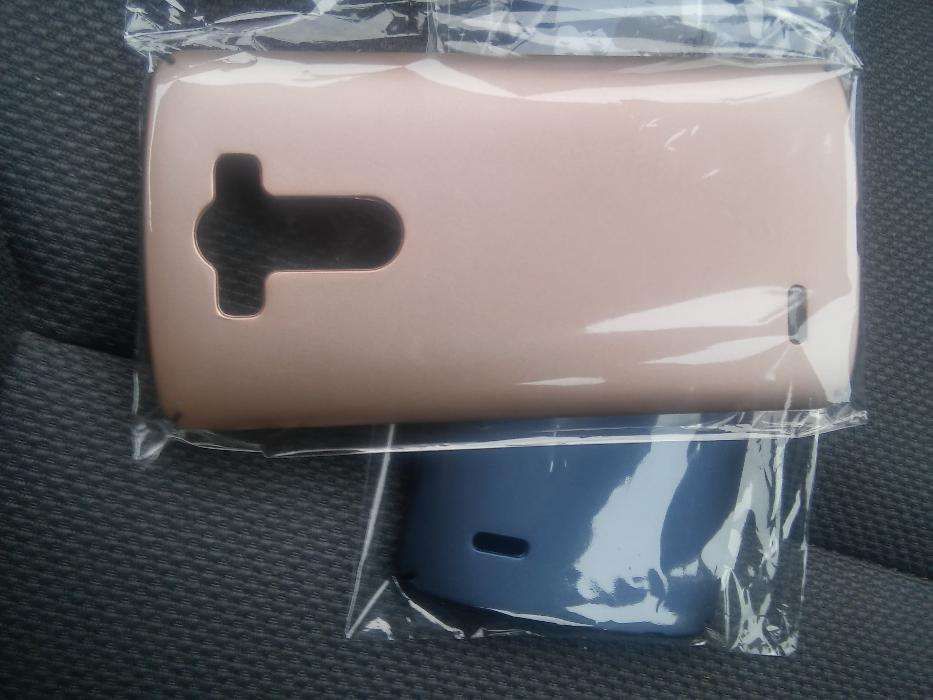 Nowe etui-Plecki  LG G3 D855, D850, D851 2szt. Złota Niebieska