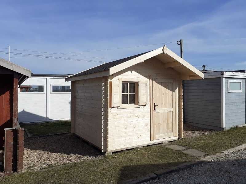 DOMEK GRZEŚ 3x3m Ogrodowy Gospodarczy BAL 28mm Podłoga BEZ POZWOLENIA