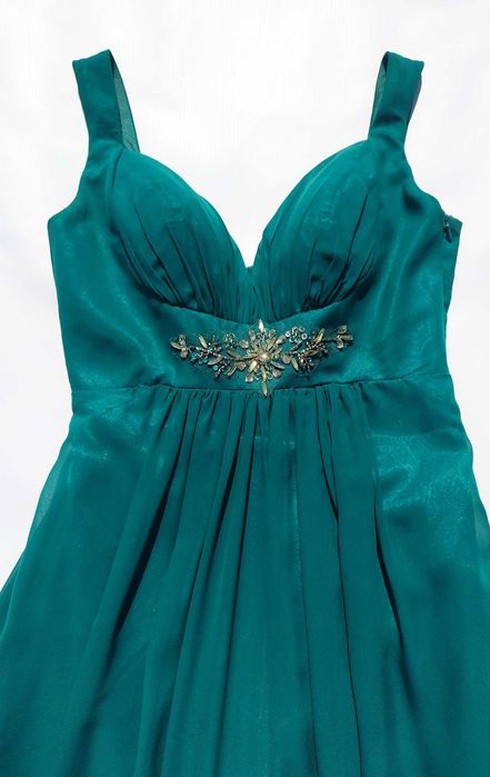 Красивое вечернее длинное платье бренда Jora Collection USA XS