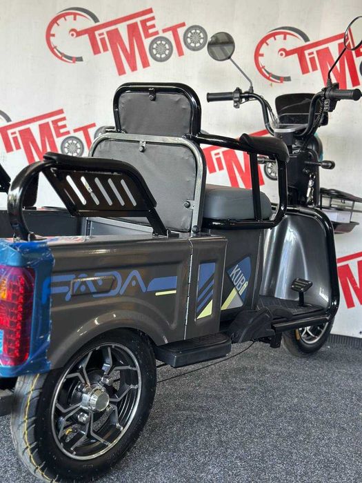 Новий електротрайк вантажо-пасажирський FADA KUBi  Гарантія/Доставка