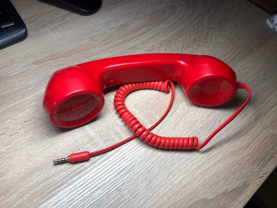 Ретро трубка для мобільного телефона, вінтаж, слухавка, подарунок 3,5