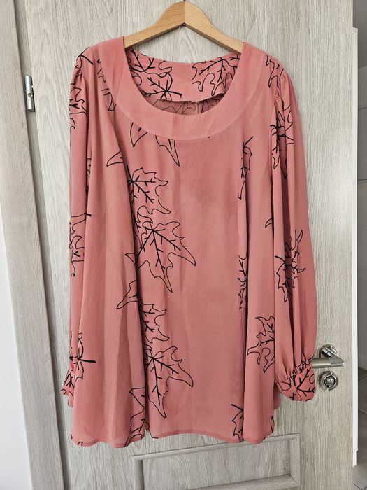 Bluzka plus size 56 listki damska