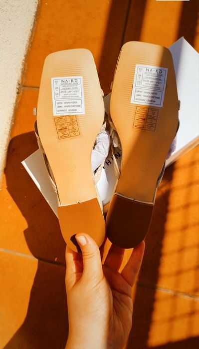 Nowe / klapki /NA-KD / oldmonay / vintage / summer/