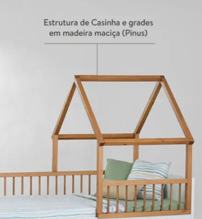 Cama Montessori + colchao + entrega