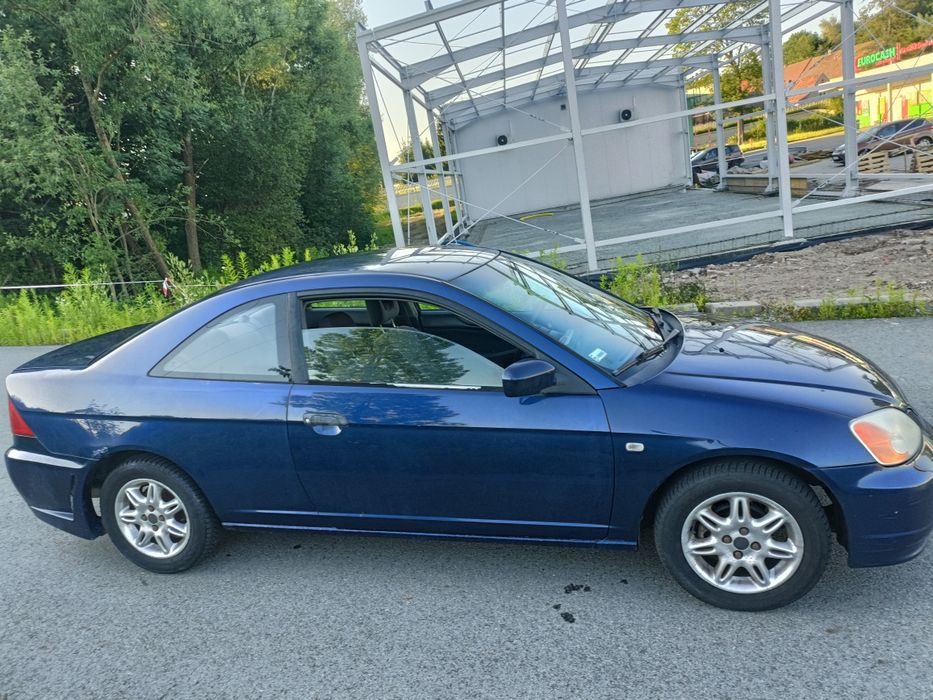 Fajna Honda Civic coupe 1.7 LPG klimatyzacja ważne opłaty