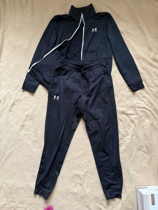 Чоловічий спортивний костюм Under Armor оригінальний чорний