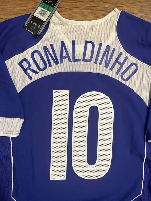 Orginalna Koszulka Ronadihno Z metakmi z roku 04/06 Brazylia