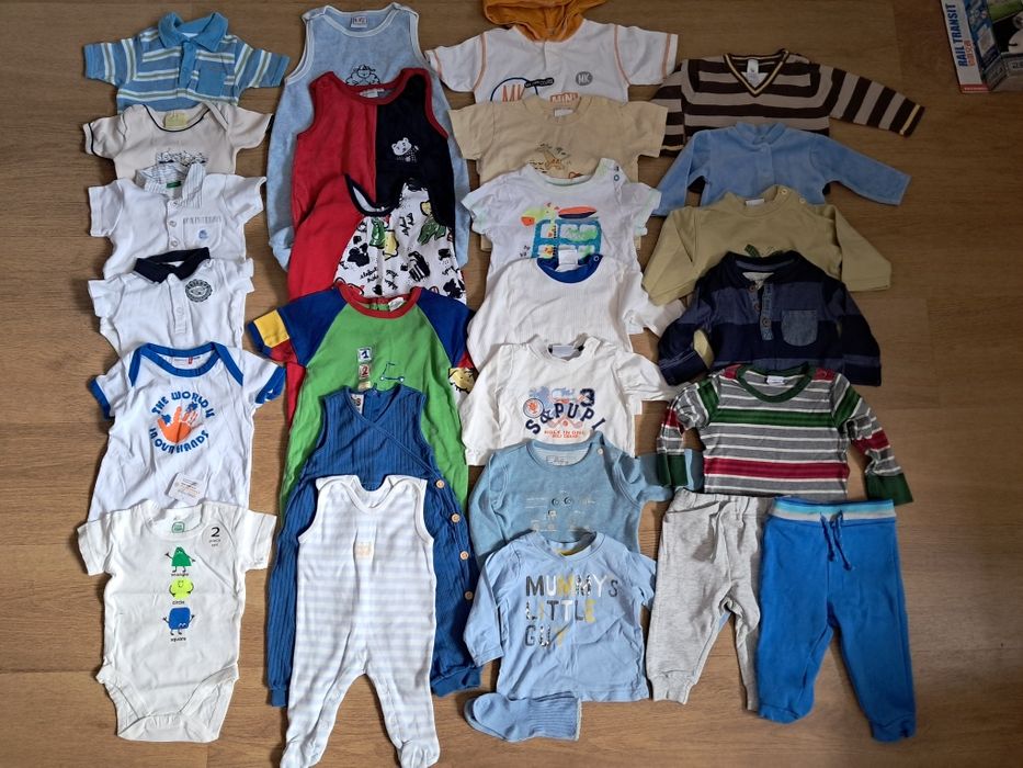 Body, śpiochy, ubranka 62,68,74