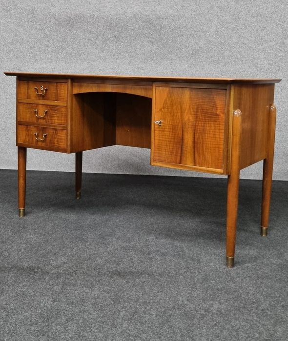 Biurko Teak Dania lata 60 Mid Century.