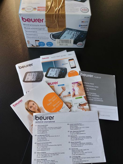 Ciśnisniomierz naramienny Beurer BM54z bluetooth