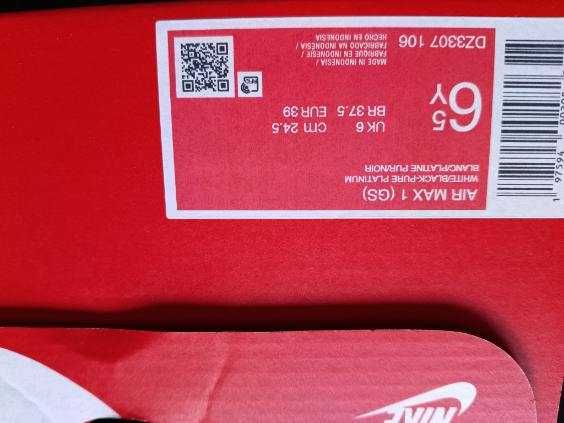 Nike Air Max1(GS)rozm.39(24,5cm)