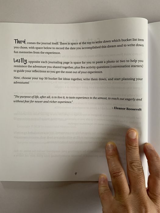 Our bucket list adventures A journal for couples