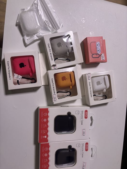 Силиконовый чехол для наушников iphone