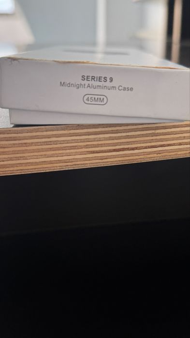 Smart watch preto série 3 midnight aluminium case 45 mm