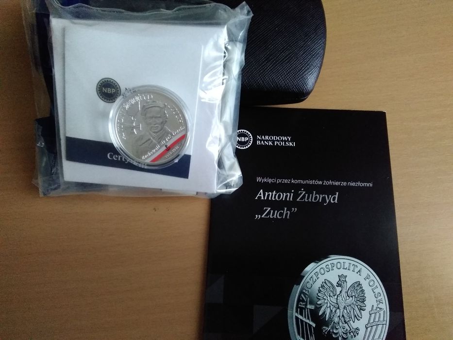 Srebrna moneta z serii Żołnierze Niezłomni