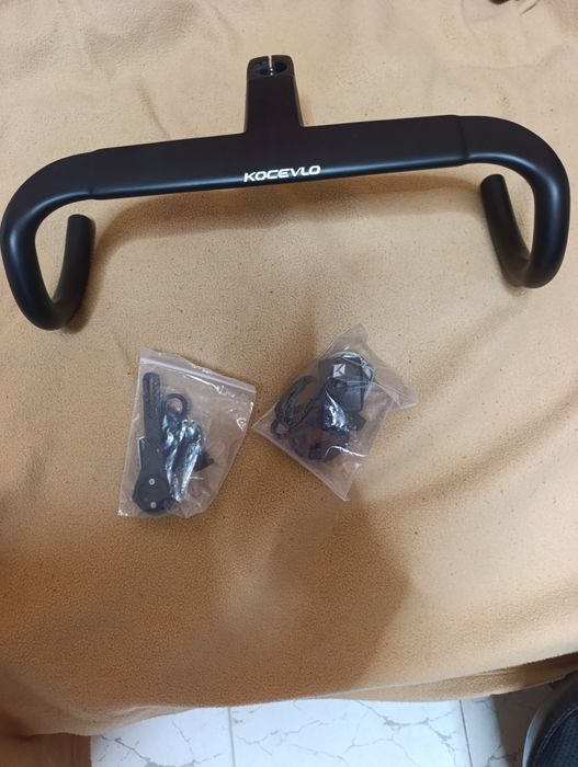 Guiador de bicicleta de ciclismo carbono