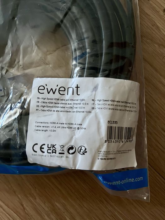 Cabo hdmi 10 metros ethernet