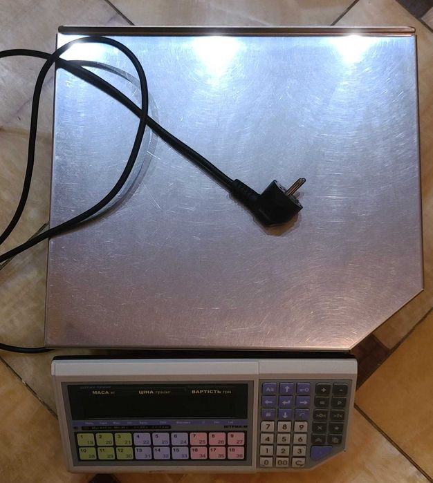 Електронні настільні ваги з друком етикеток Штрих-Принт Ф1 15-2.5 -Б/В