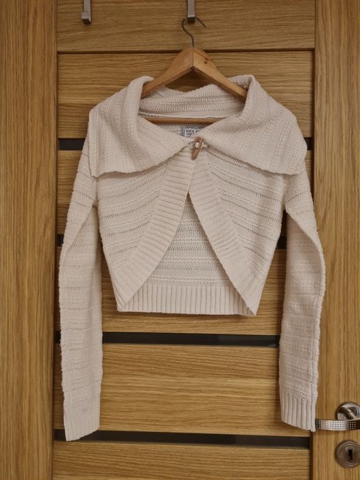 Bolerko krótki sweter sweterek S