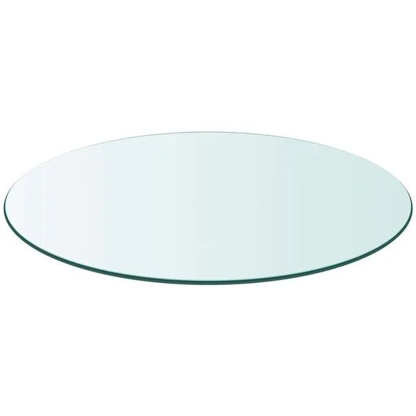Vidros de mesa redondos