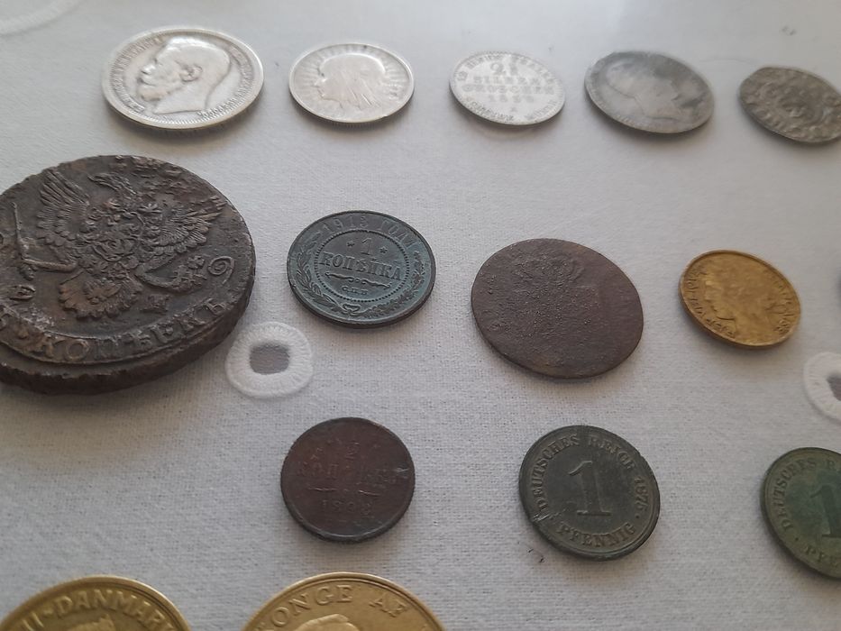 Sprzedam stare monety srebrne i inne stopy do rozpoznania