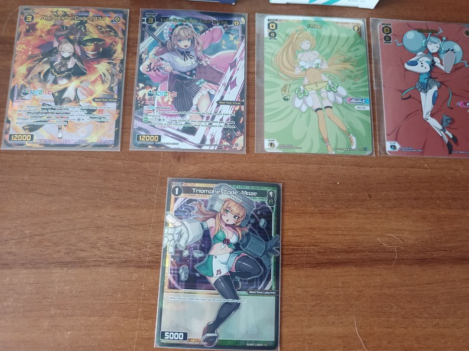 Zestaw WIXOSS TCG – 2x Starter Deck (Nijisanji, Ancient Surprise) + Karty SR/Promo