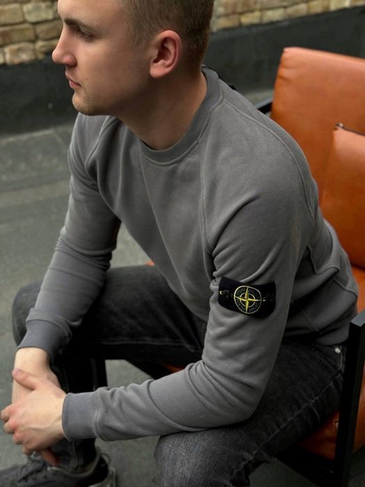 Мужской свитшот кофта стон айленд stone island