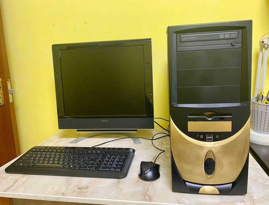 Комп'ютер + Монітор Acer + A4TECH (Клавіатура + Мишка) + WIFI