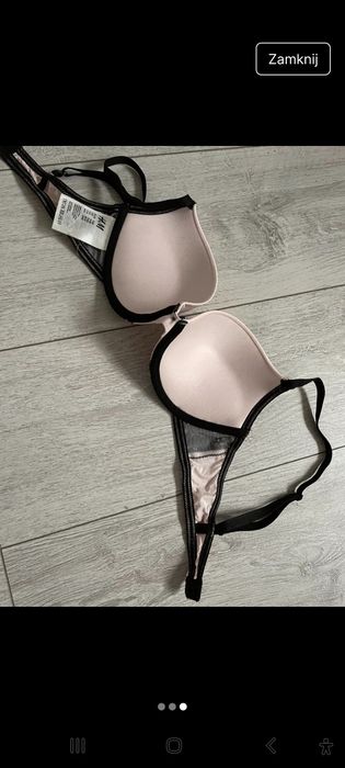 Biustonosz push up h&m 75 B