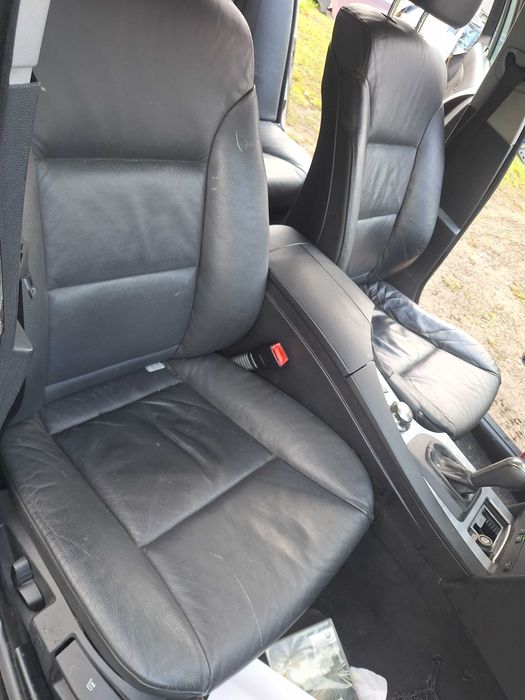 bmw e61 fotele wnętrze  Skóra