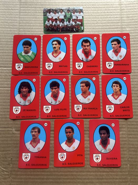 Equipa do Salgueiros 87/88 calendários futebol
