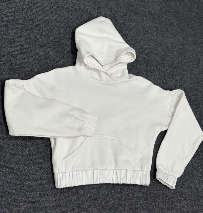 Біле худі на флісі