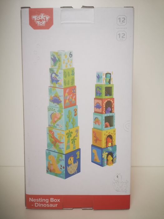 Tooky Toy Piramida edkacyjna dinozaury