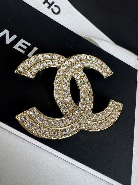 Broszka premium 4,5x3,5 cm cyrkonie