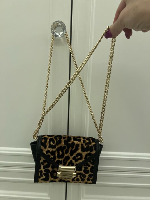 Michael Kors Whitney mini Leopard bag
