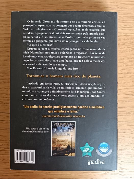 O Homem de Constantinopla - José Rodrigues dos Santos