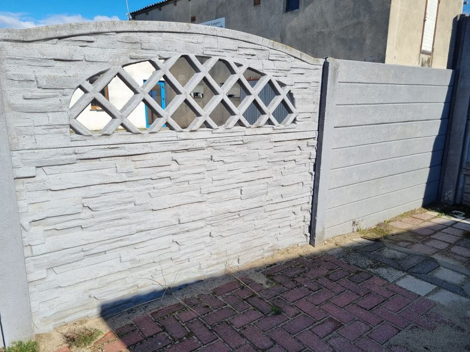Ogrodzenia betonowe, płyty, słupki, podmurówki