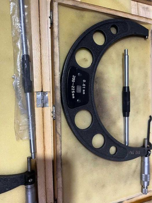 Conjunto de micrómetros exteriores